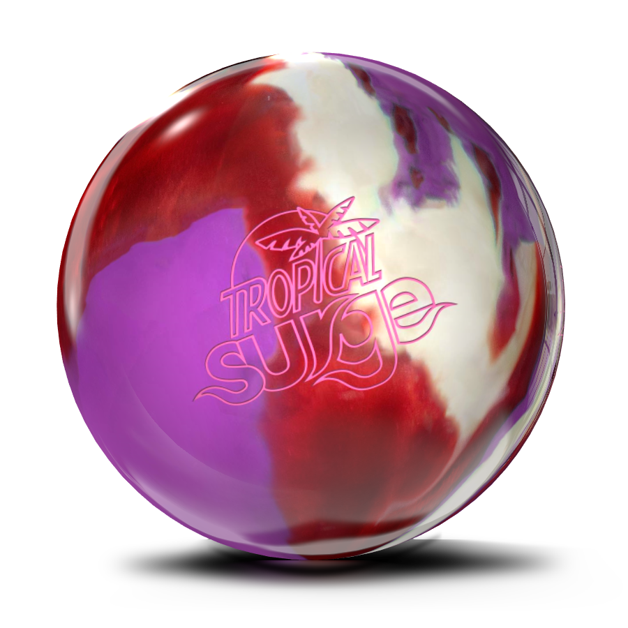 STORM TROPICAL SURGE Red-White-Purple BOWLING BALL
